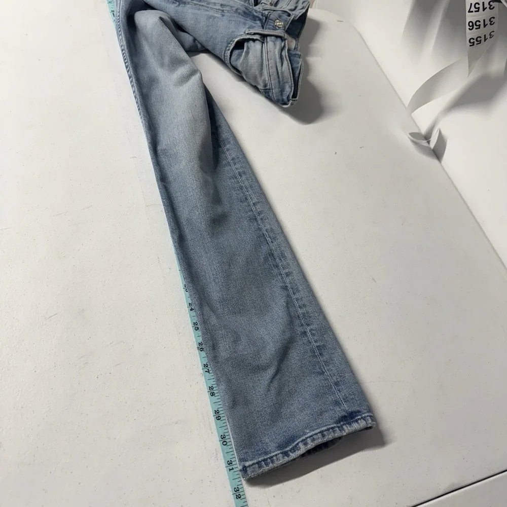 MOTHER Superior Womens Size 27 High Waisted Rider Skimp Jeans Give It Up Wash - Picture 4 of 16